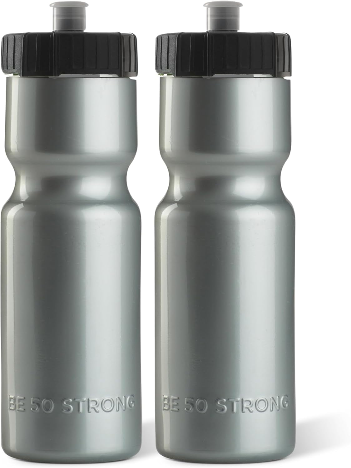 Sports Water Bottles – Reusable 22 Oz Bpa-Free Plastic Bottles with Pull Top Cap – Made in USA – Top Rack Dishwasher Safe – Fits Most Bike Cages Brand - WORLD TIME VISITS