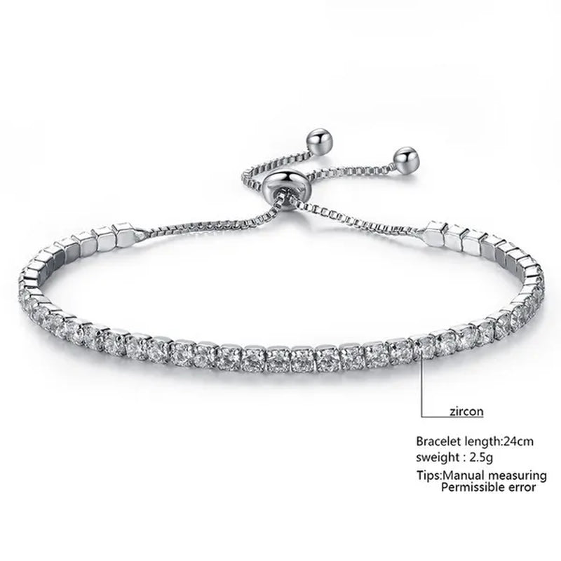 Women's Fashion Accessories Bracelet Bracelet Bracelet Engagement Zirconium Chain Bracelet Gift Fadkhkh0520