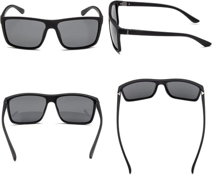 Men'S Sports Polarized Sunglasses Square Frame Glasses NP1007
