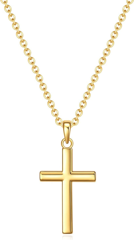 Baptism Cross Necklace for Women,First Communion Cross Necklaces Jewelry Gifts for Women - WORLD TIME VISITS