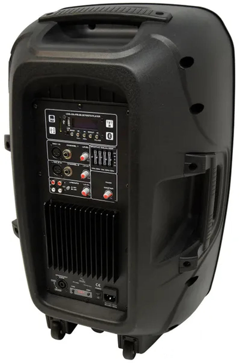 Harmony Audio HA-L15BA Pro DJ Live Series Bluetooth 15" Powered 1200W PA Speaker
