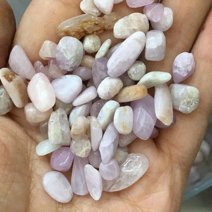 40 Mini Gemstone Bottles Chip Crystal Healing Tumbled Gem Reiki Wicca Stones Set