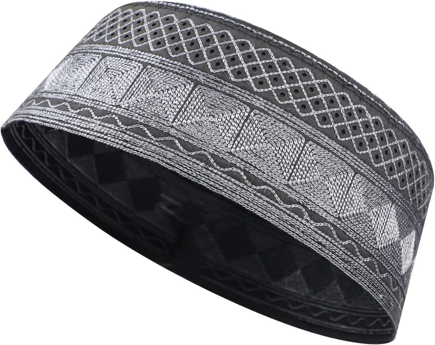 Men Muslim Prayer Kufi Hat Prayer Headwear Cap Islamic Beanie Skull Cap Embroidery Kofia Topi Sun Hat