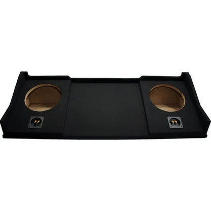Compatible with Dodge Ram Extended, Quad or Club Cab Truck 1998-2001 Dual 10" Subwoofer Sub Box Speaker Enclosure