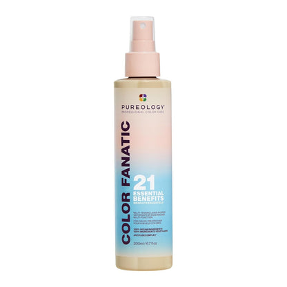 Pureology Color Fanatic Multi-Tasking Leave-In Spray - for Color-Treated Hair, Leave-In Heat Protectant Treatment, Sulfate-Free & Vegan