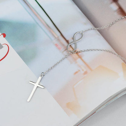 925 Sterling Silver Cross Style Pendant Religious Necklace