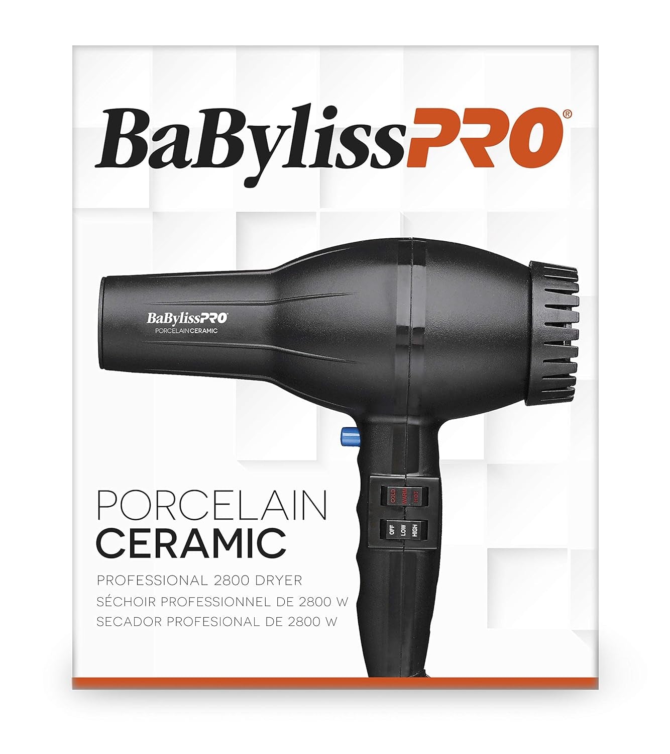 Porcelain Ceramic 2800 Dryer, Black - WORLD TIME VISITS