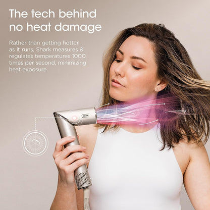 HD435 Flexstyle Air Styling & Drying System, Powerful Hair Blow Dryer & Multi-Styler with Auto-Wrap Curlers, Curl-Defining Diffuser, Oval Brush, & Concentrator Attachment, Stone