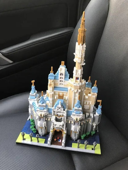 World Architecture Building Blocks Set Landmarks Diamond Blocks Toys (Height 20-40cm) Saint Basil's Cathedral, Big Ben, Taj Mahal, White House, Louvre Museum, Arc de Triomphe, London Bridge