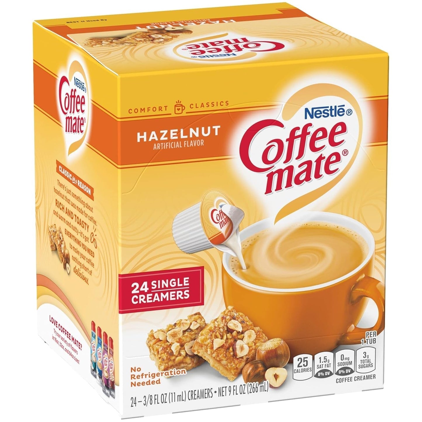 Nestle Coffee Mate Hazelnut Liquid Coffee Creamer Singles