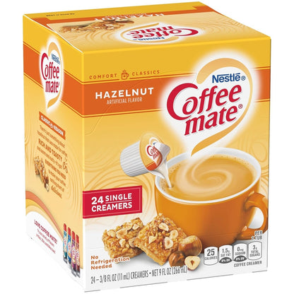 Nestle Coffee Mate Hazelnut Liquid Coffee Creamer Singles