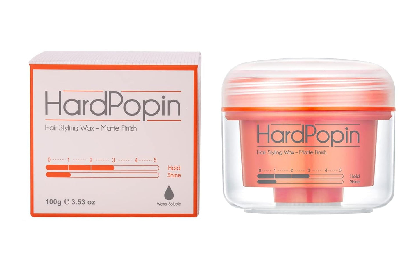 ATS Stylemuse Hard Popin Hair Styling Wax - Men and Women Matte Molding Cream Firm Hold 100 Gram 3.53 Ounce