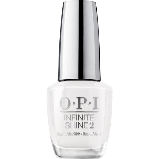 OPI Infinite Shine 2 Long-Wear Lacquer, Alpine Snow, White Long-Lasting Nail Polish, 0.5 Fl Oz