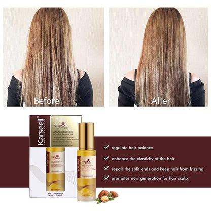Moroccan Argan Oil for Hair Healing Cold Pressed Weightless Argan Oil Hair Serum for Dry Damaged Hair 50Ml
