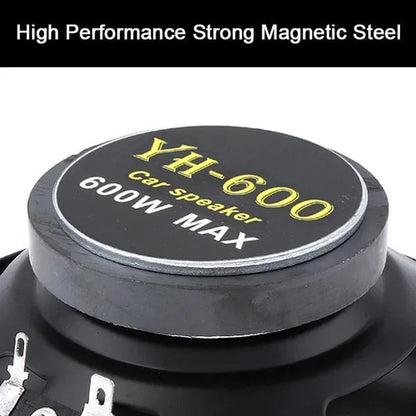 6 Inch 600W 2-Way Car Hifi Coaxial Speaker Vehicle Door Auto Audio Music Stereo Full Range Frequency Speakers