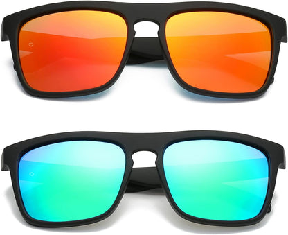 Classic Polarized Sunglasses for Men Women Retro 100% UV Protection Driving Sun Glasses D731