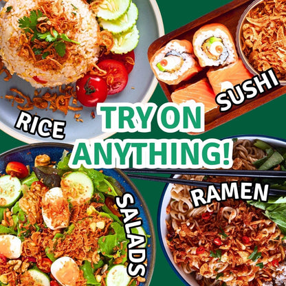 MILD Spice - Non-Oily Chili Crisp Topper, Rice Seasoning, Ramen Topper, Furikake | Umami Onion & Garlic Flakes | 2.65Oz (75G)