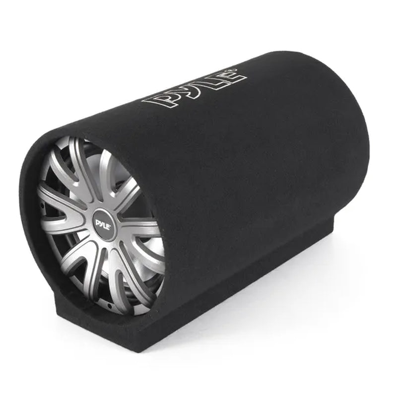 Pyle 12-Inch 600W Enclosed Car Audio Subwoofer Tube Speaker System (Open Box) - WORLD TIME VISITS