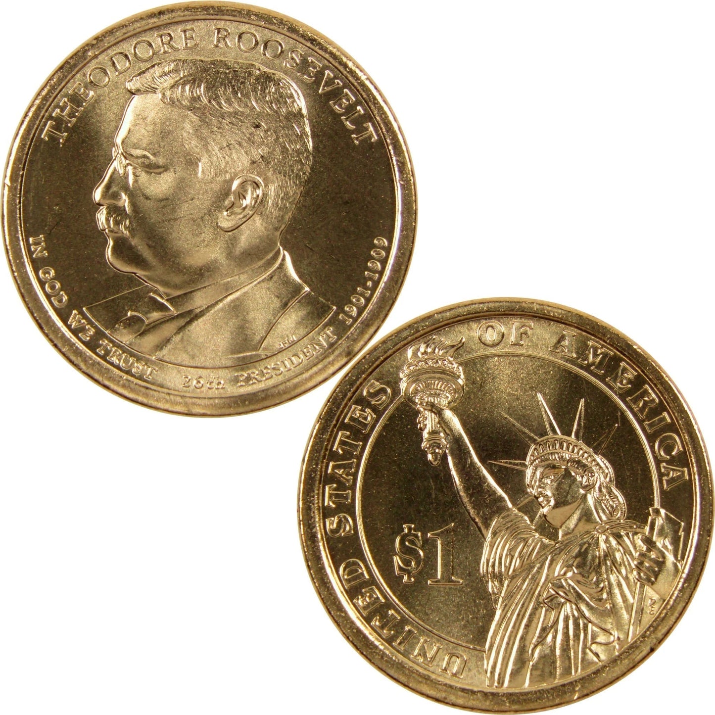 2013 P Theodore Roosevelt Presidential Dollar BU Uncirculated $1 Coin Master Coins
