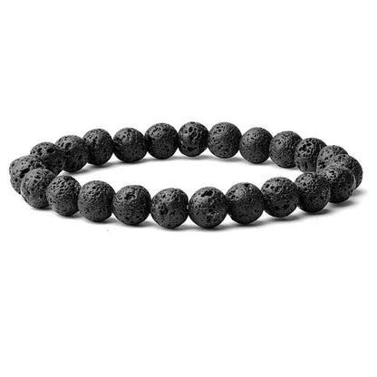 6mm 8mm Natural Stone Chakra Beaded Charm Bracelets Tiger Eye Amethyst Lapis Lazuli Healing Beads Bracelet Women Yoga Jewelry