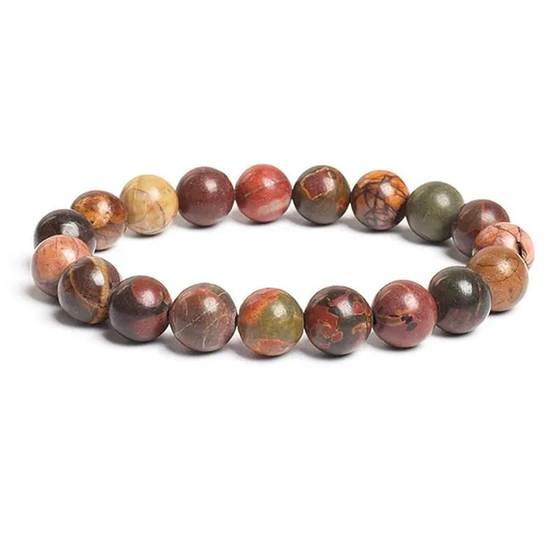 6mm 8mm Natural Stone Chakra Beaded Charm Bracelets Tiger Eye Amethyst Lapis Lazuli Healing Beads Bracelet Women Yoga Jewelry