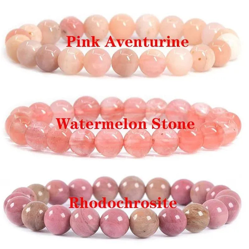 6mm 8mm Natural Stone Chakra Beaded Charm Bracelets Tiger Eye Amethyst Lapis Lazuli Healing Beads Bracelet Women Yoga Jewelry