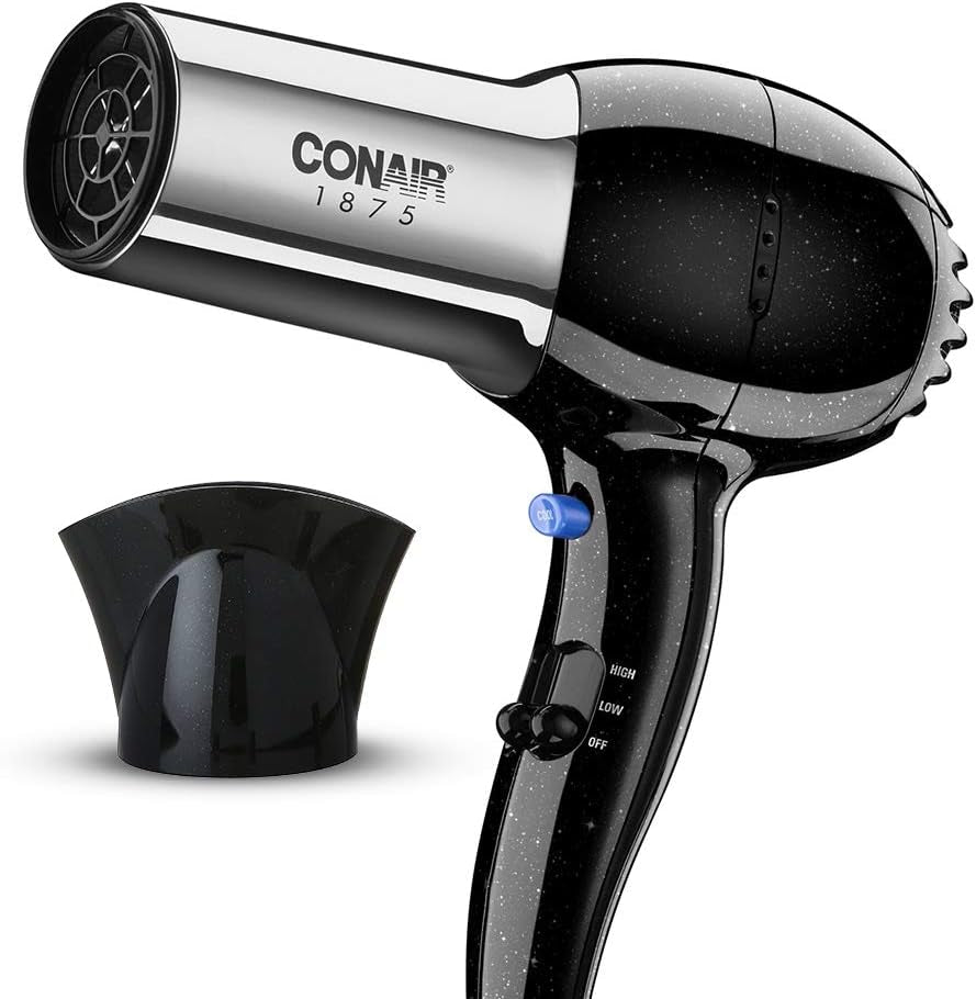 Hair Dryer, 1875W Full Size Hair Dryer with Ionic Conditioning, Blow Dryer - WORLD TIME VISITS
