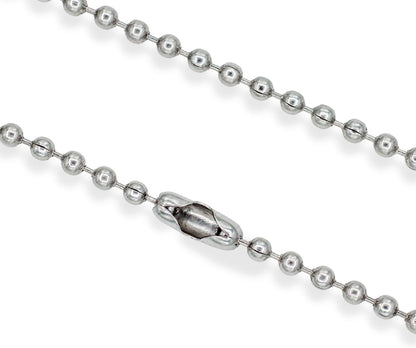 Catholic Necklace St Benedict Crucifix and Miraculous Medal Hypoallergenic Necklace on 24" Ball Chain - Jesus Mary Chain Catholic Necklace for Men, Women, Adults