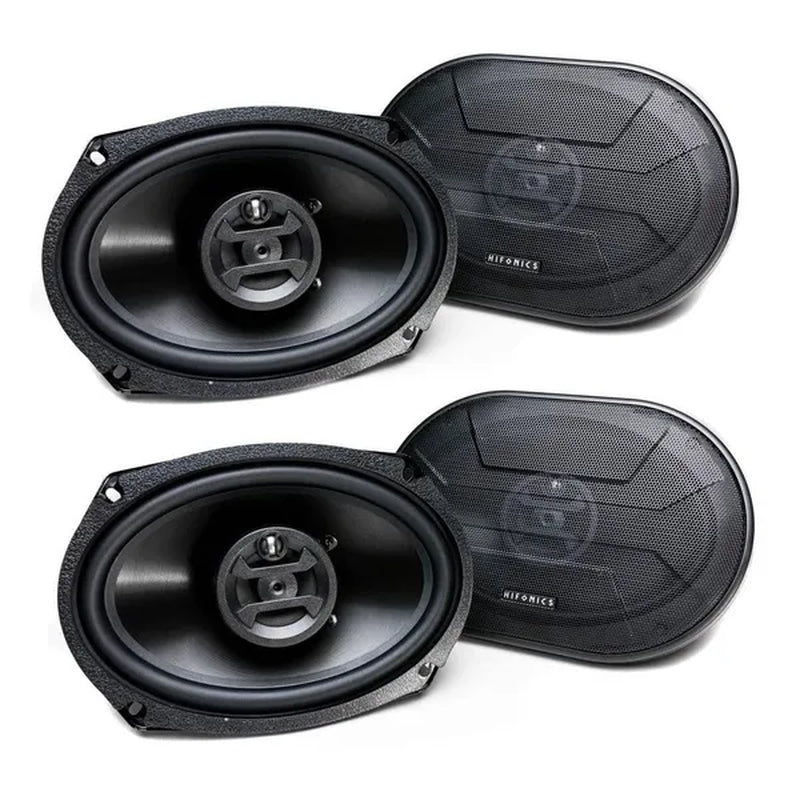 Hifonics Zeus 800 Watt 6 X 9 Inch 3 Way Car Audio Coaxial Speakers, 2 Pairs - WORLD TIME VISITS