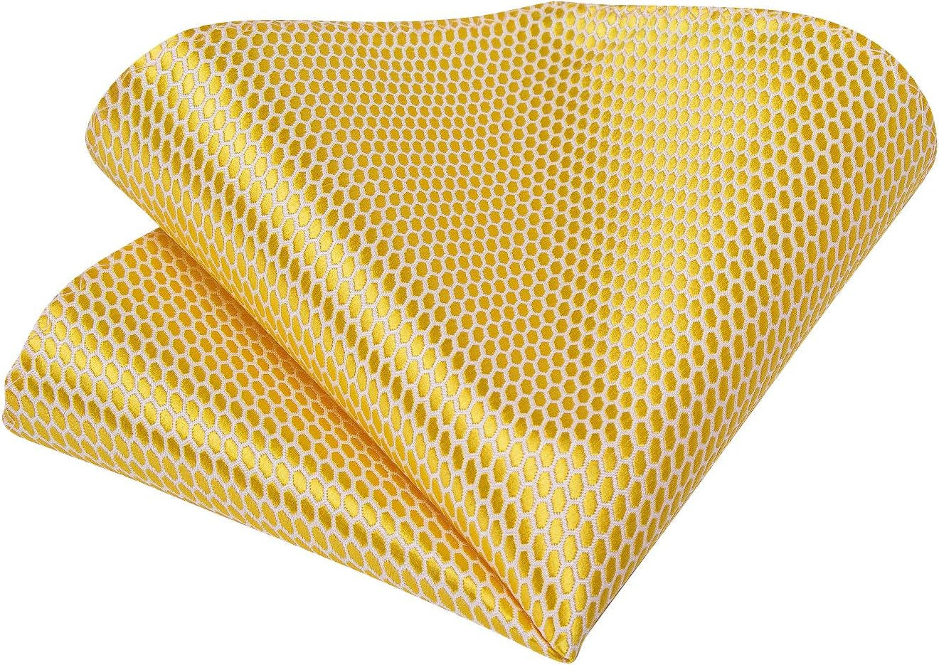 Mens Solid Color Tie and Pocket Square Set Woven Silk Plain Necktie & Handkerchief for Men Wedding Party Formal