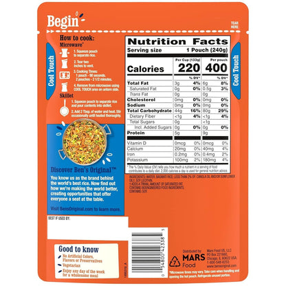 Ready Rice Basmati Rice, Easy Side Dish, 8.5 Oz Pouch (Pack of 6) - WORLD TIME VISITS