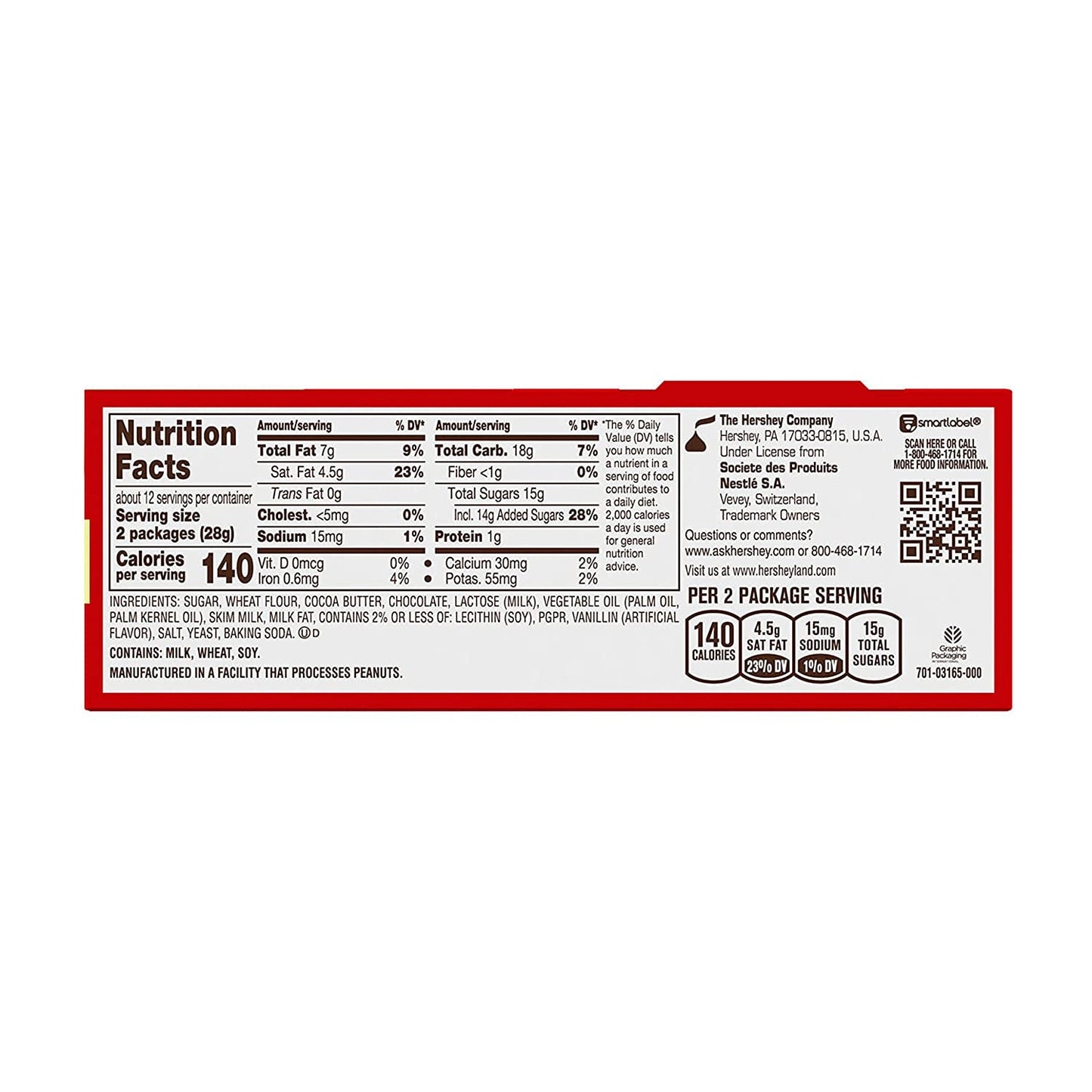 Milk Chocolate Wafer Snack Size, Candy Pantry Pack, 12.25 Oz (25 Pieces)