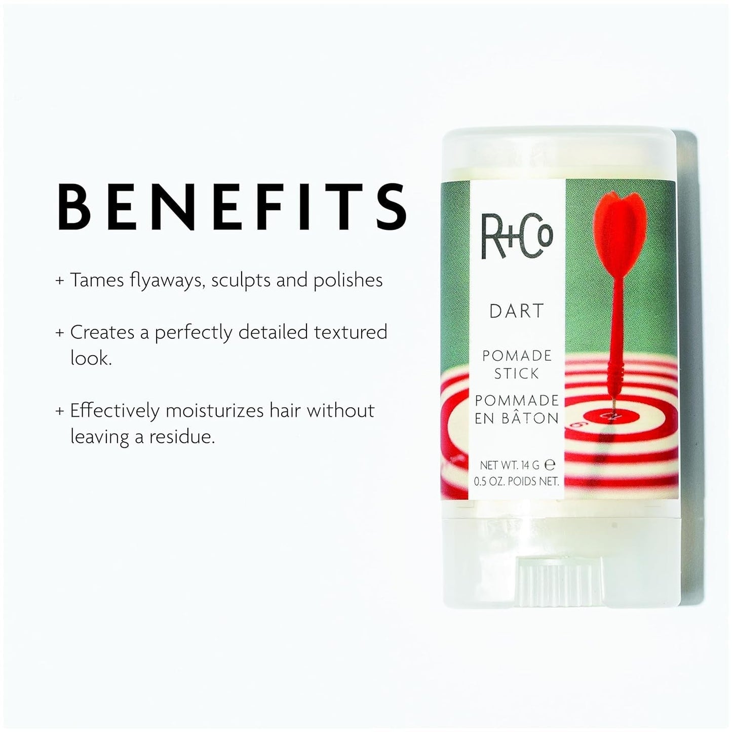 Dart Hair Wax Stick | Tame Flyaways, Sculpt & Polish | Long-Lasting Texture | Vegan + No Parabens - WORLD TIME VISITS
