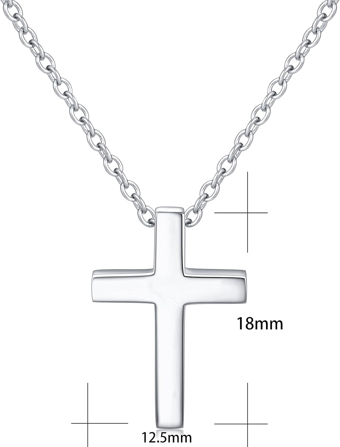 S925 Sterling Silver Small Cross Pendant Necklace Bracelet Earrings