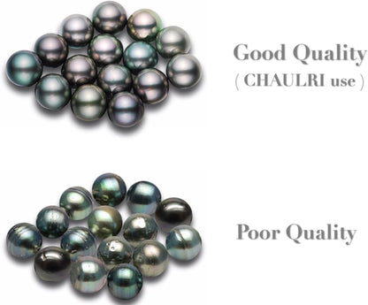 Tahitian Black Pearl Pendant Necklace 18K Gold over Sterling Silver 19 Inch Adjustible Chain - Real Black Pearls Jewelry Gifts for Women Wife Mom Daughter