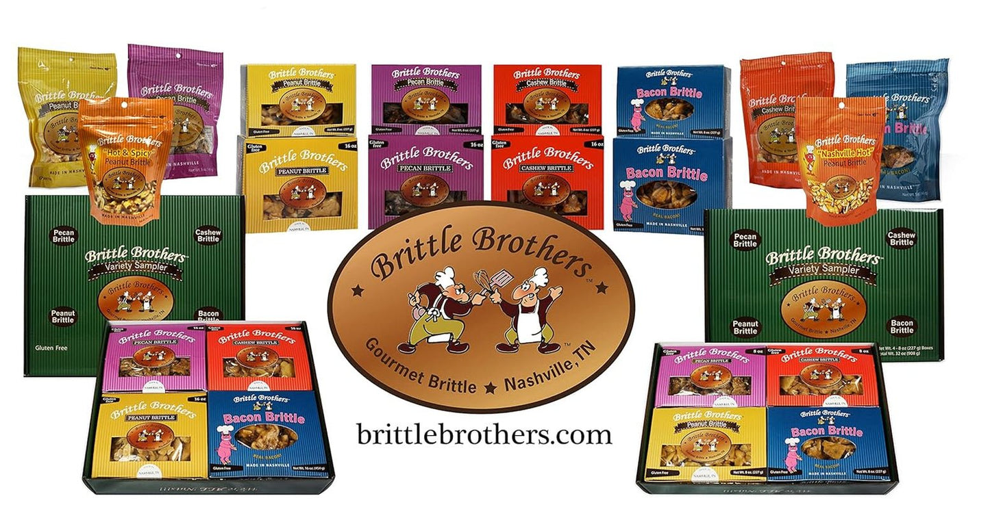 Bacon Peanut Brittle - 16 Oz. Box