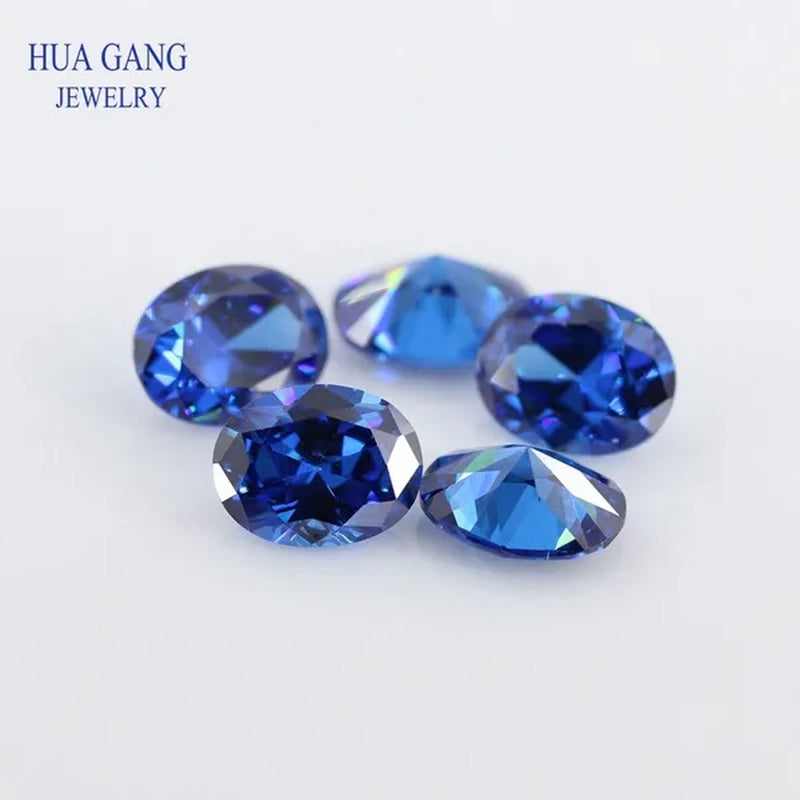 AAAAA VVS1 LOOSE GEMSTONE EXQUISITE 9.03CT ROYAL BLUE SAPPHIRE 10X14Mm OVAL CUT
