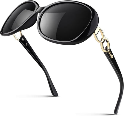 Sunglasses Womens Polarized Trendy Oversized Sun Glasses Fashion Ladies Shades 100% UV400 Protection S85
