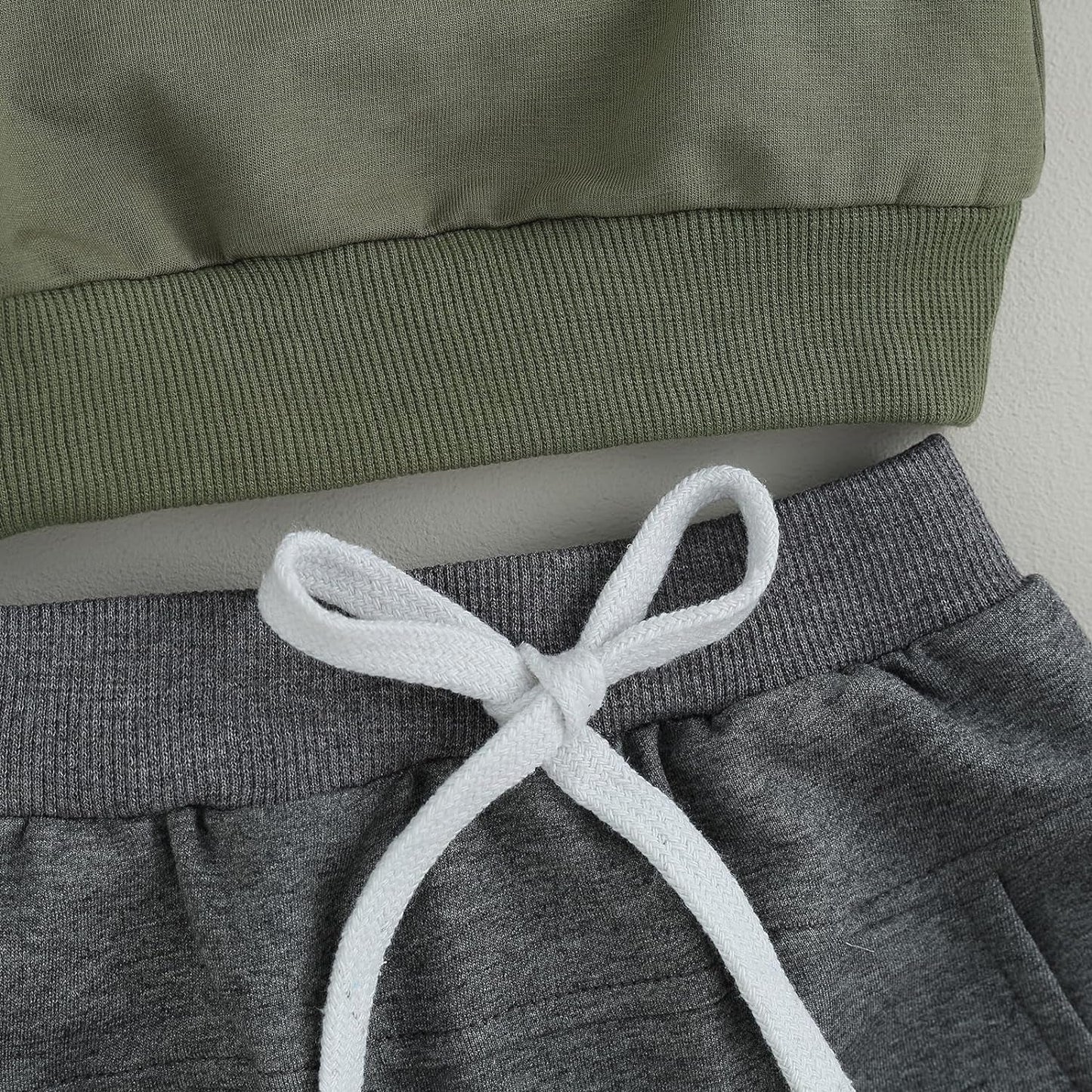 Toddler Baby Boy Clothes Funny Letter Long Sleeve Sweatshirt Pullover Top Jogger Pants Fall Winter Outfits