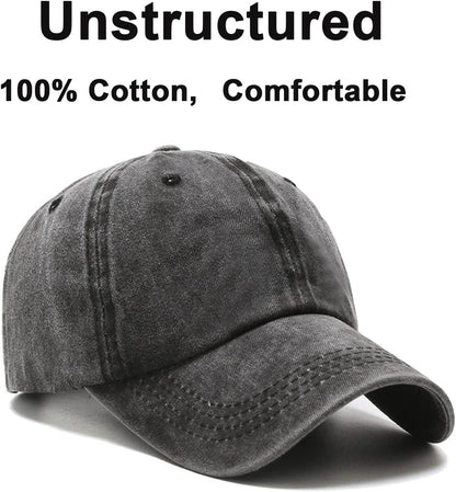 Baseball Cap Golf Dad Hat Adjustable Original Classic Low Profile Cotton Hat Unconstructed Plain Cap Men Women