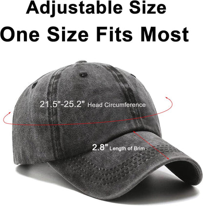 Baseball Cap Golf Dad Hat Adjustable Original Classic Low Profile Cotton Hat Unconstructed Plain Cap Men Women - WORLD TIME VISITS