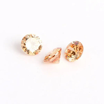 4Mm 50Pcs/Pack Cubic Zirconia Stone Loose Crystal Beads for Jewelry Making Findings