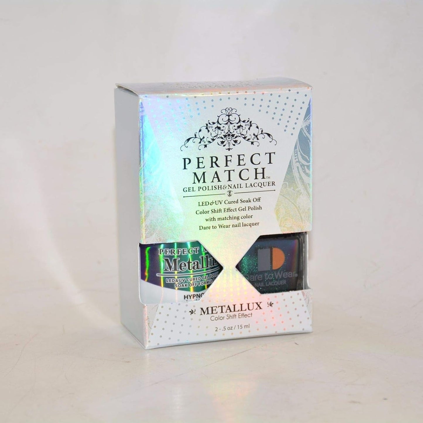 LECHAT Perfect Match Gel Polish & Nail Lacquer Duo 0.5Oz/15Ml (MLMS05 - HYPNOTIC)