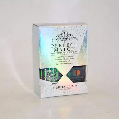 LECHAT Perfect Match Gel Polish & Nail Lacquer Duo 0.5Oz/15Ml (MLMS05 - HYPNOTIC)