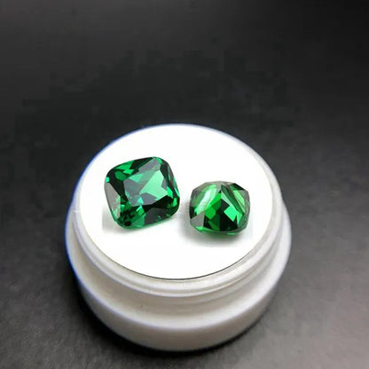 Emerald Natural AAAA 9.0Mm Colombia Emerald Corundum Spinel Square Shapes 5.70 Carats Jewelry Diy Green Gem AAAAA - WORLD TIME VISITS