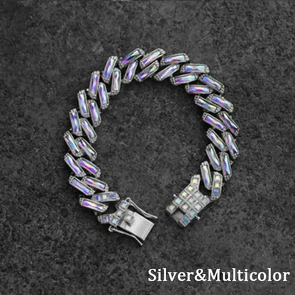 Cuban Link Chain Ice Out Chain Necklace For Men and Women Hip Hop Jewelry