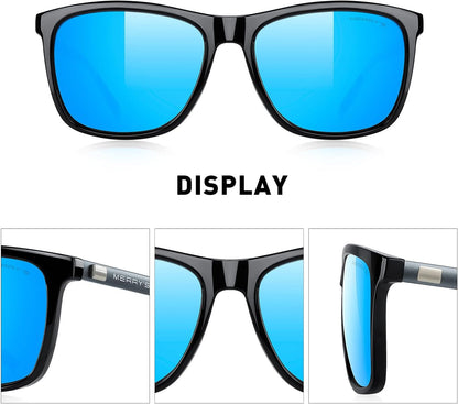 Unisex Polarized Aluminum Sunglasses Vintage Sun Glasses for Men/Women S8286