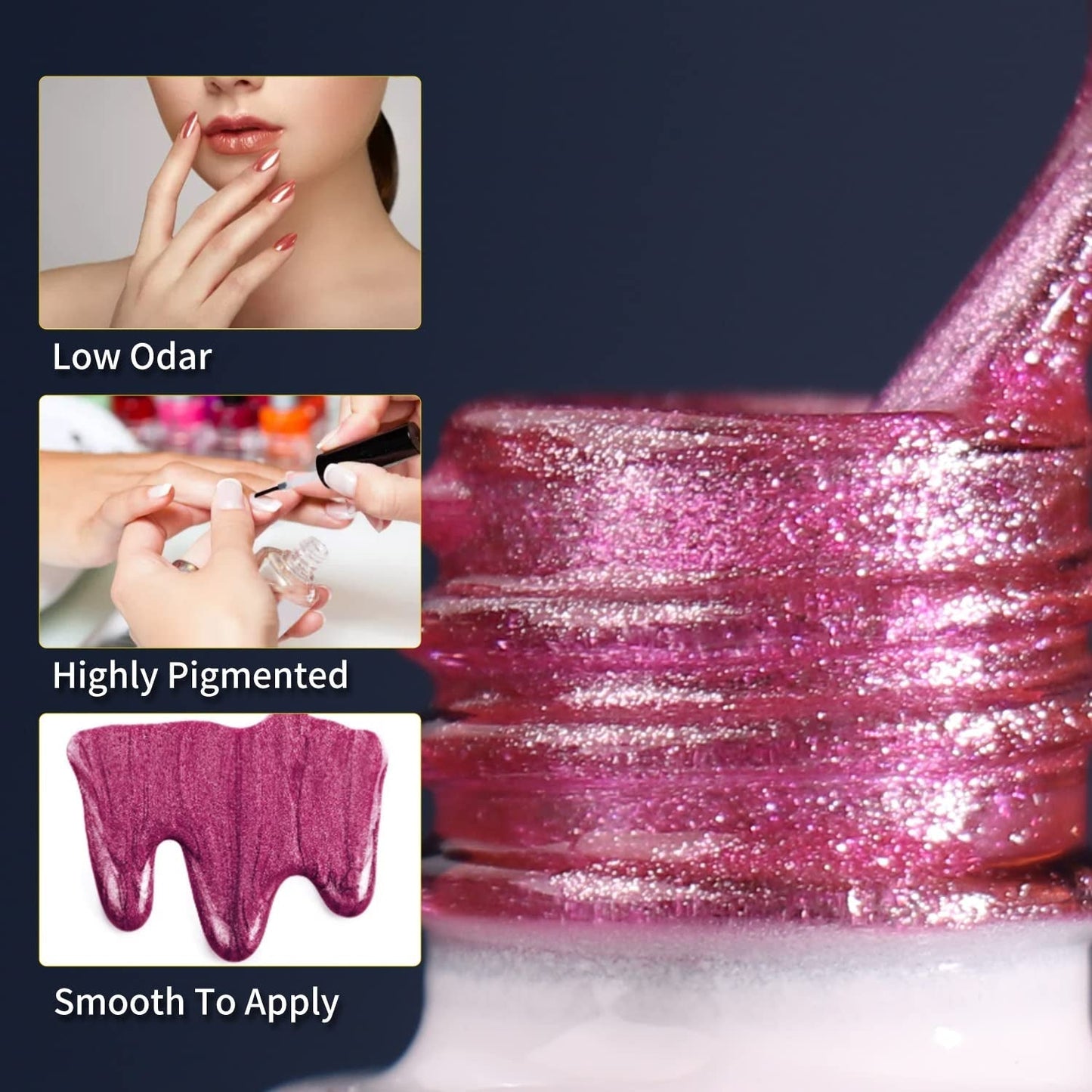 12 Colors Cat Eye Gel Nail Polish Set Not Black Magnetic Nail Polish Set Holographic Glitter 9D Galaxy Series Cat Eye Gel Polish Set with 2 Magnet Stick for Home DIY Soak off UV LED
