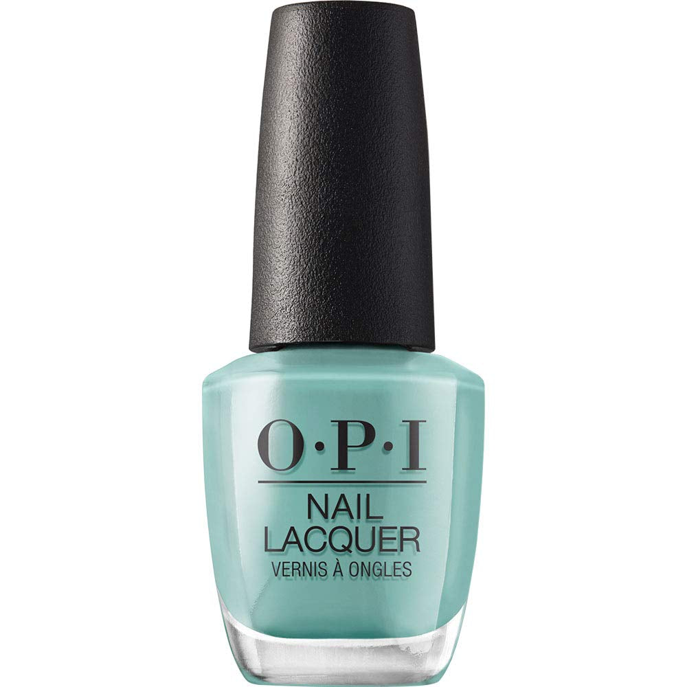 OPI Nail Lacquer, Closer than You Might Belém, Green Nail Polish, Lisbon Collection, 0.5 Fl Oz