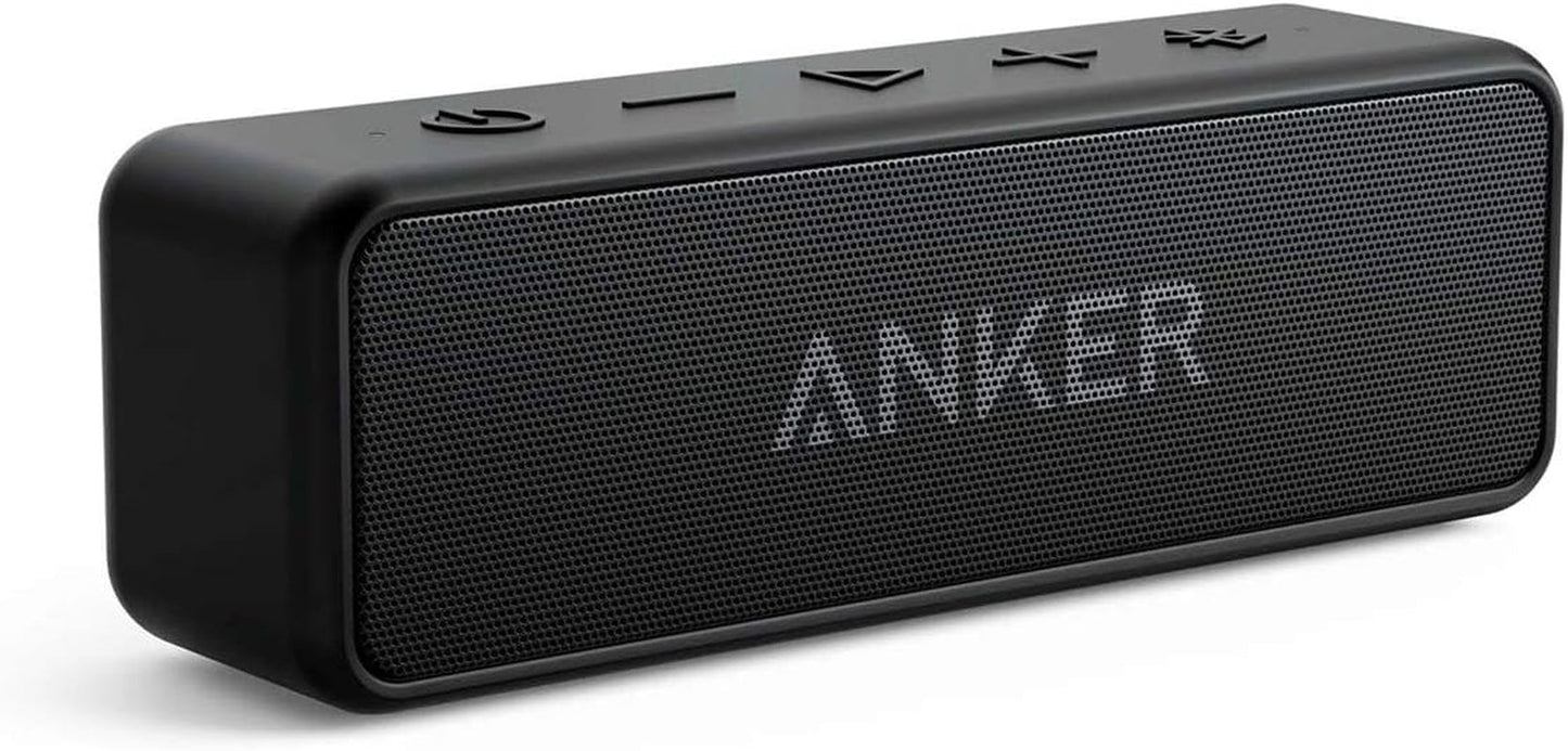 Soundcore 2 Portable Bluetooth Speaker with IPX7 Waterproof, 24-Hour Playtime, Wireless Stereo Pairing, 12W Stereo Sound, Bluetooth 5, Bassup, Electronics for Home, Shower, Outdoors, Travel - WORLD TIME VISITS